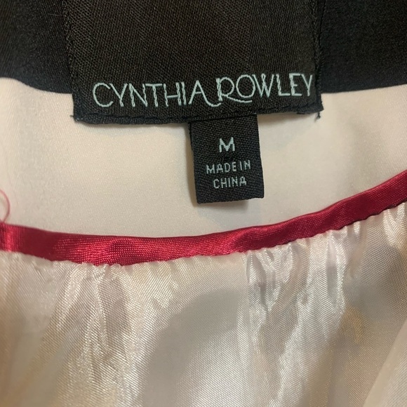 Cynthia Rowley trench striped coat, size M - Picture 5 of 7